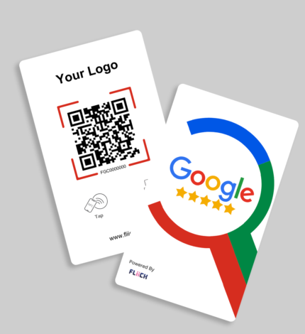 Customized Google review card